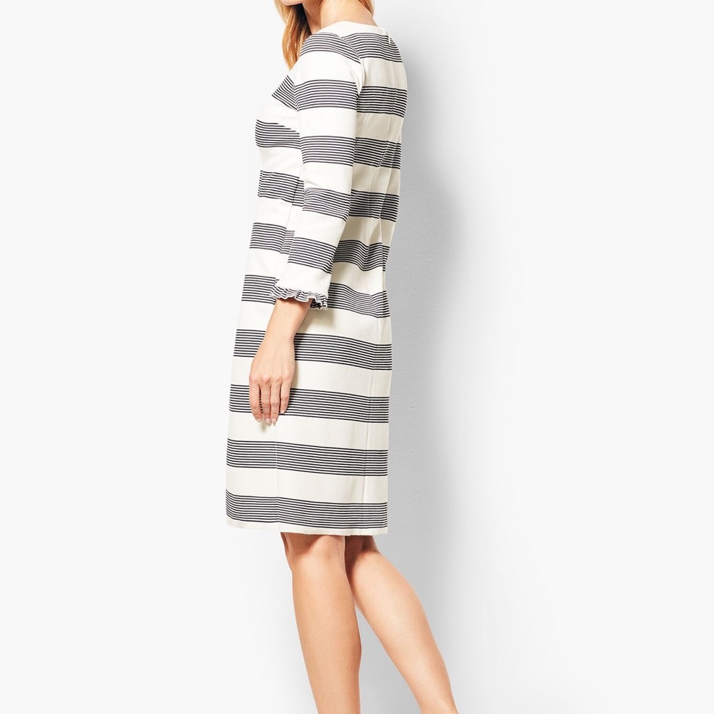Striped Black and White Dress